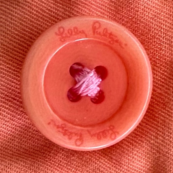 Lilly Pulitzer Callahan Shorts 100% Cotton 5" Inseam Yummy Melon 8 Summer Casual - Picture 4 of 13